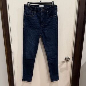 LOFT Dark Blue Skinny Jeans